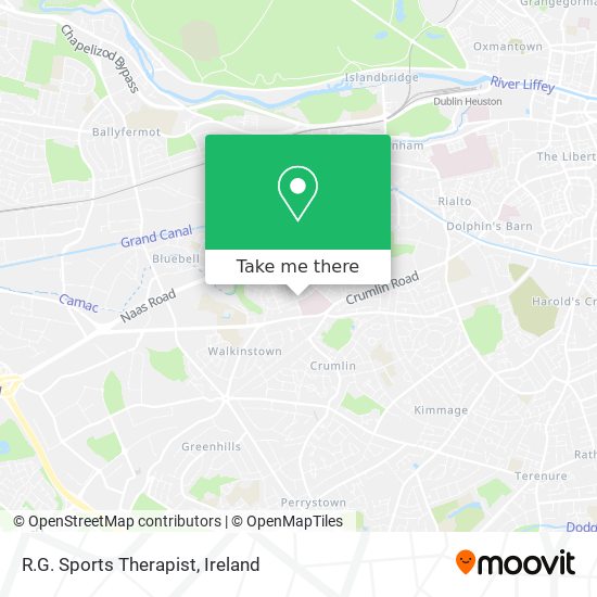 R.G. Sports Therapist map