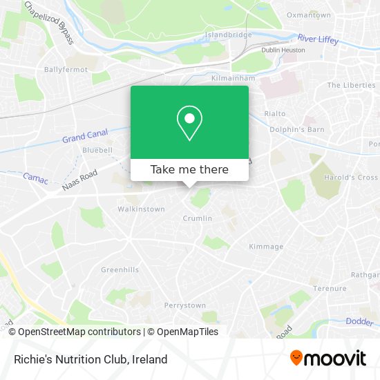 Richie's Nutrition Club map