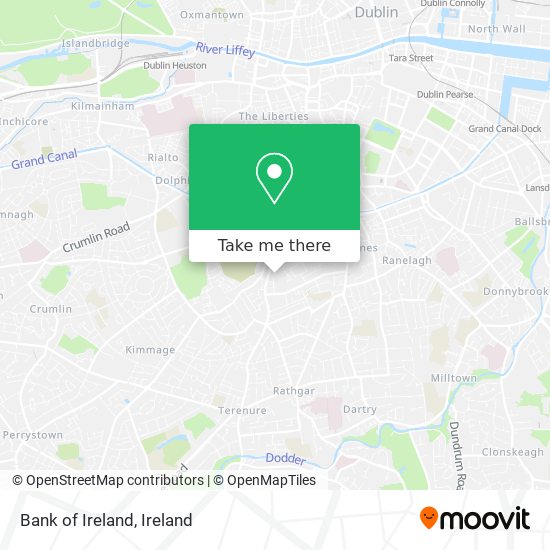 Bank of Ireland map