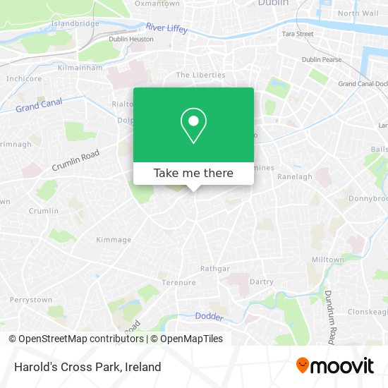 Harold's Cross Park map