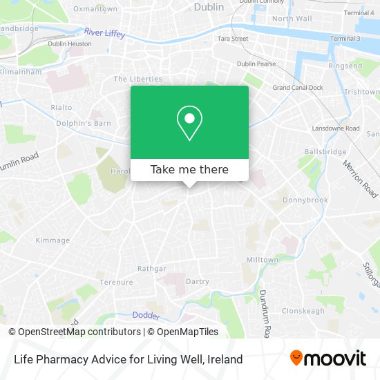Life Pharmacy Advice for Living Well map