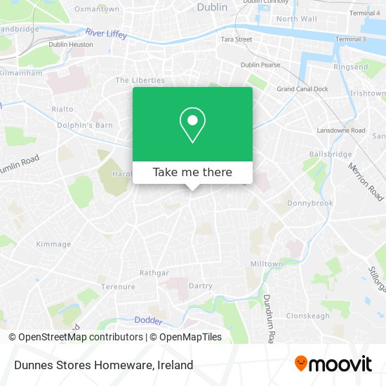 Dunnes Stores Homeware map