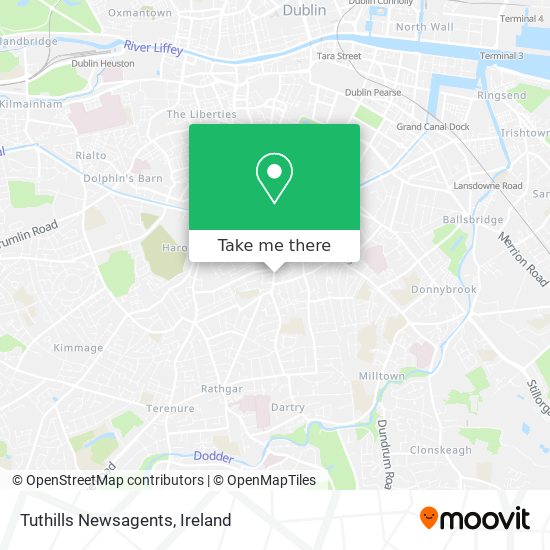 Tuthills Newsagents map