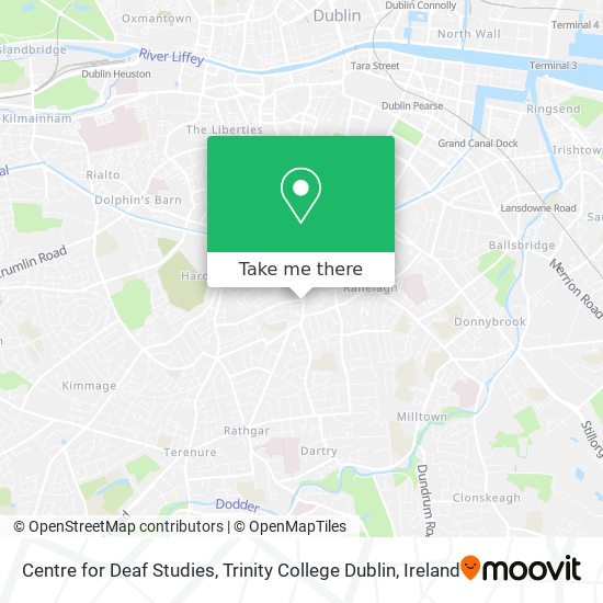 Centre for Deaf Studies, Trinity College Dublin map