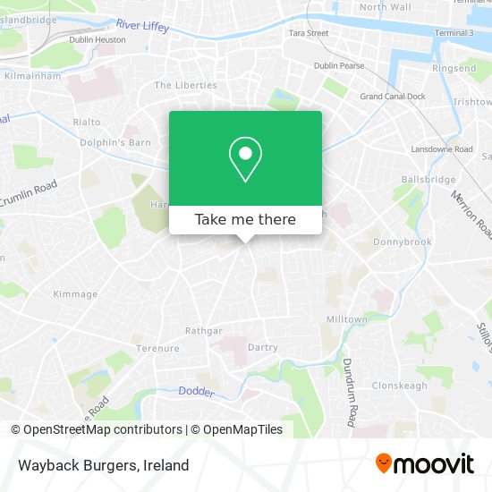 Wayback Burgers map