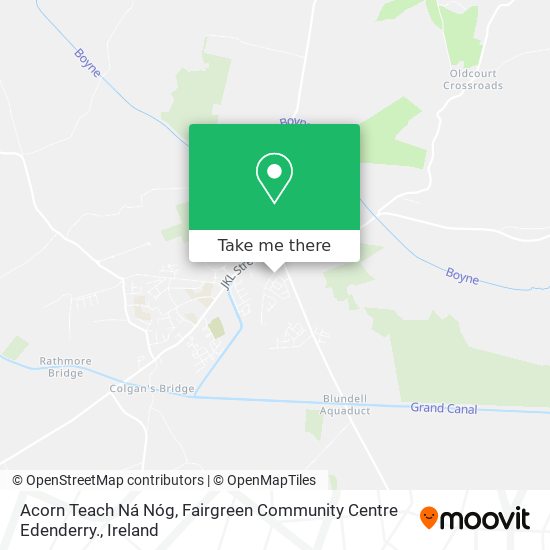 Acorn Teach Ná Nóg, Fairgreen Community Centre Edenderry. map