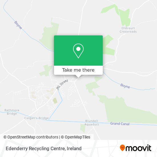 Edenderry Recycling Centre map