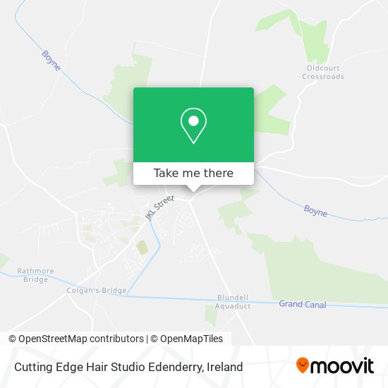 Cutting Edge Hair Studio Edenderry map