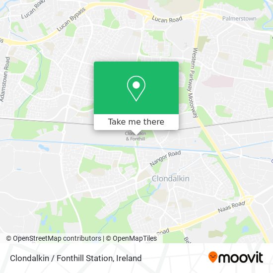 Clondalkin / Fonthill Station map