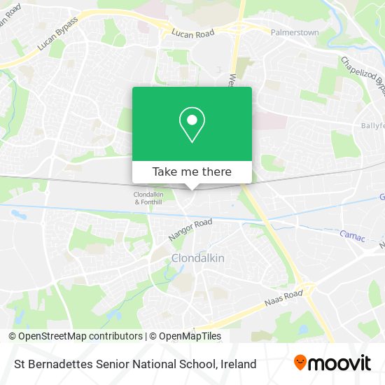 St Bernadettes Senior National School map