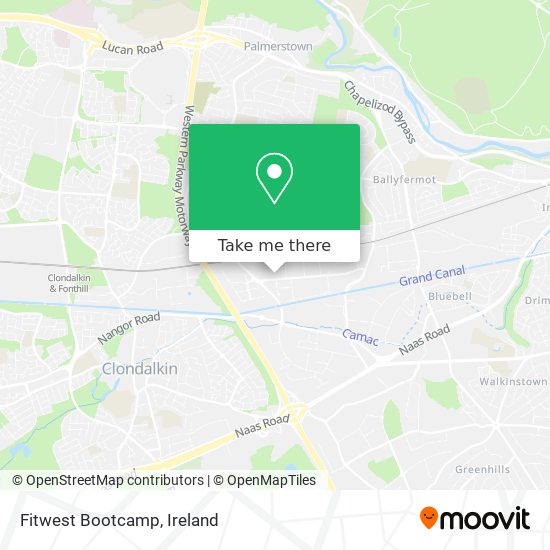 Fitwest Bootcamp map
