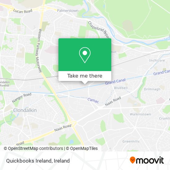 Quickbooks Ireland map