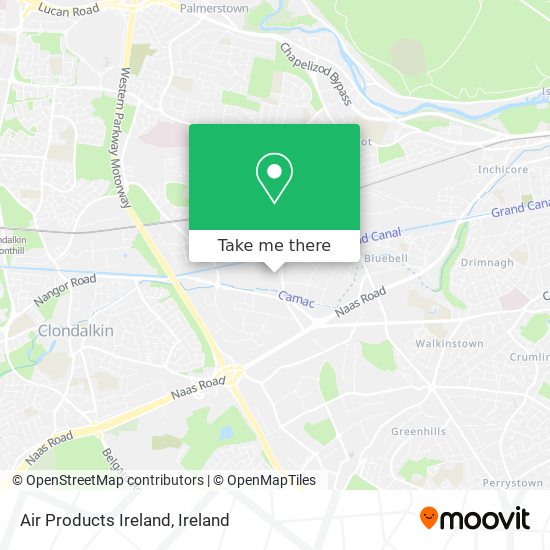 Air Products Ireland map