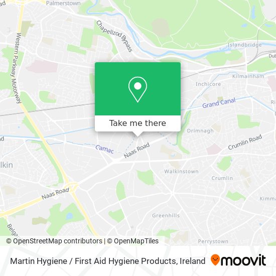 Martin Hygiene / First Aid Hygiene Products map