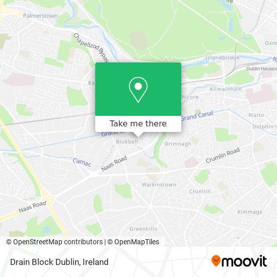 Drain Block Dublin map