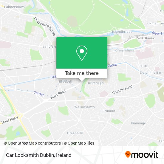 Car Locksmith Dublin map