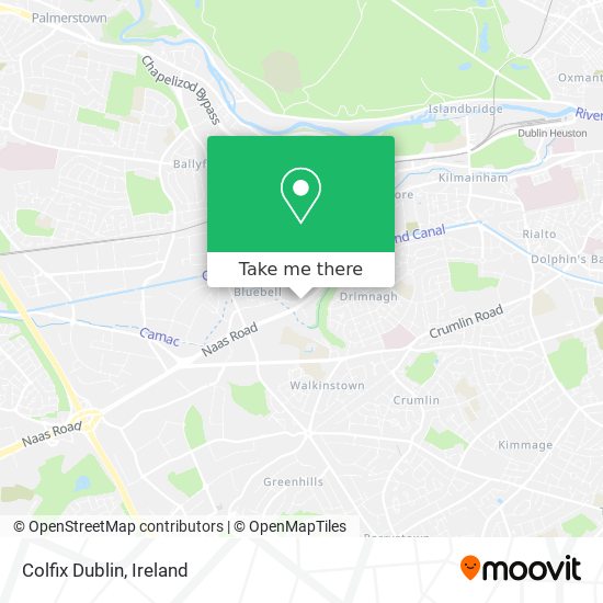 Colfix Dublin map