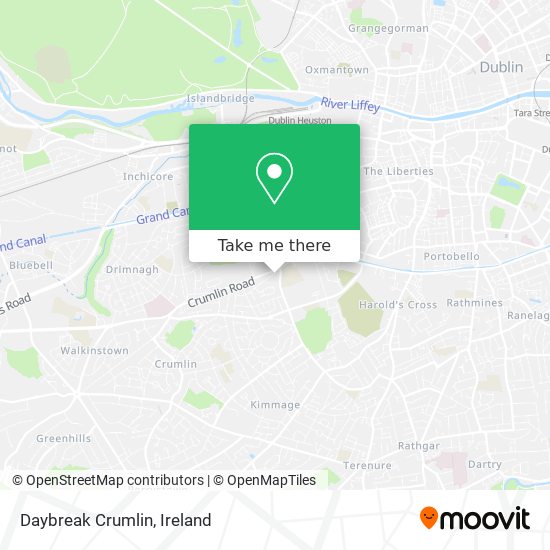 Daybreak Crumlin map