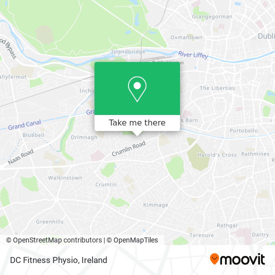 DC Fitness Physio map