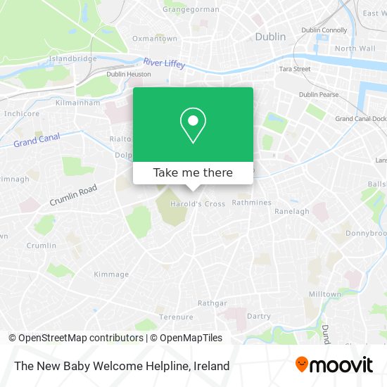 The New Baby Welcome Helpline map