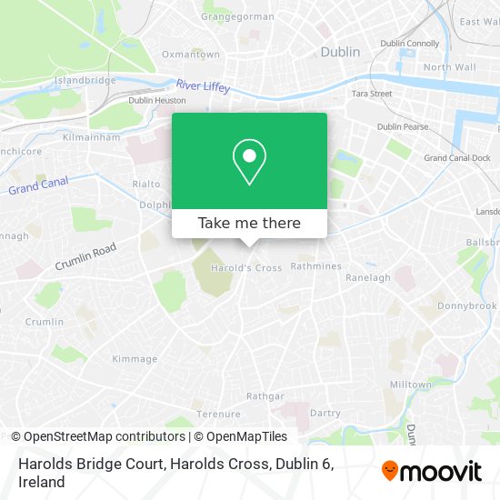 Harolds Bridge Court, Harolds Cross, Dublin 6 map