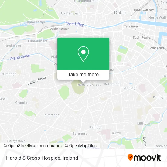 Harold’S Cross Hospice map