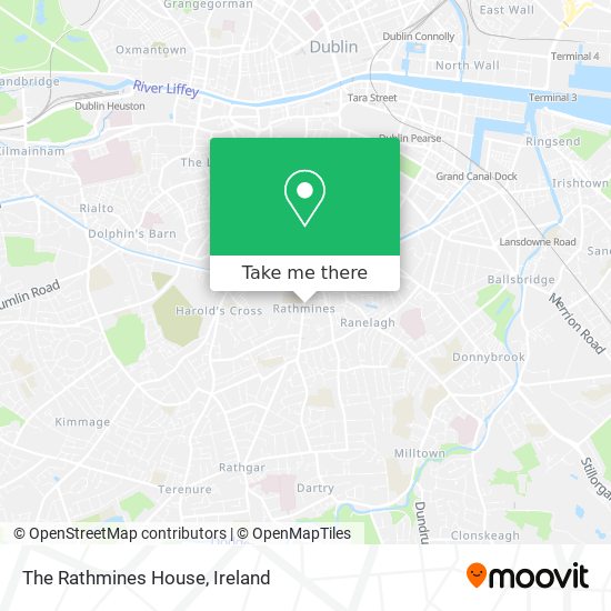 The Rathmines House map