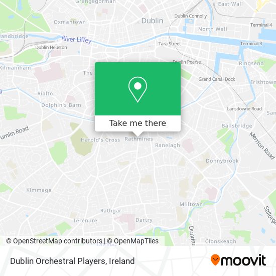 Dublin Orchestral Players map