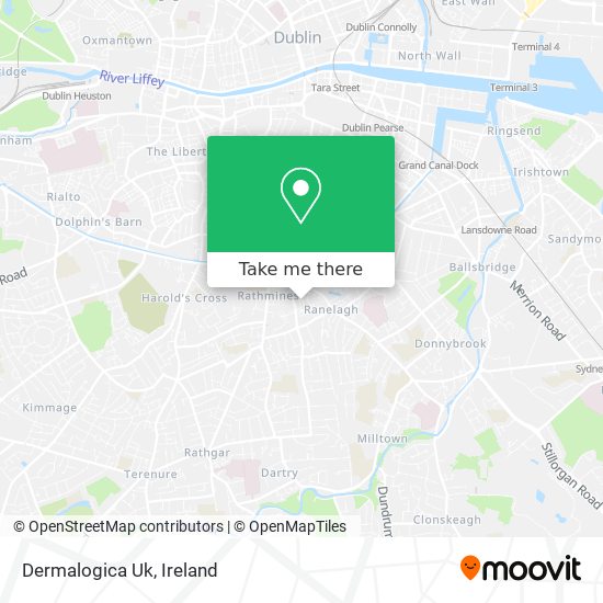 Dermalogica Uk map