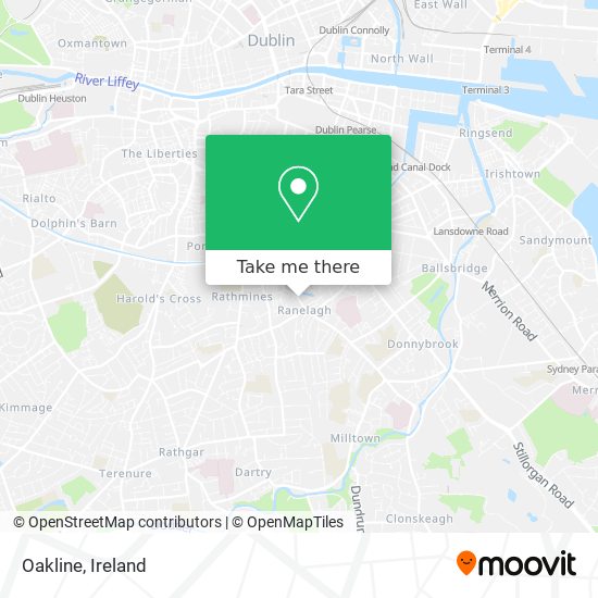 Oakline map