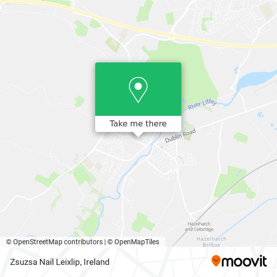 Zsuzsa Nail Leixlip map