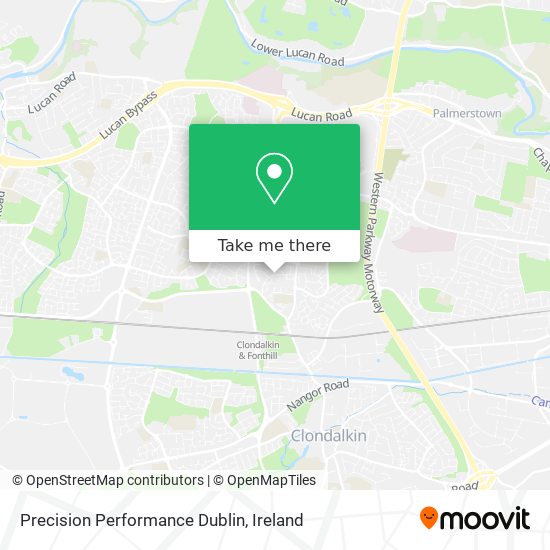 Precision Performance Dublin map