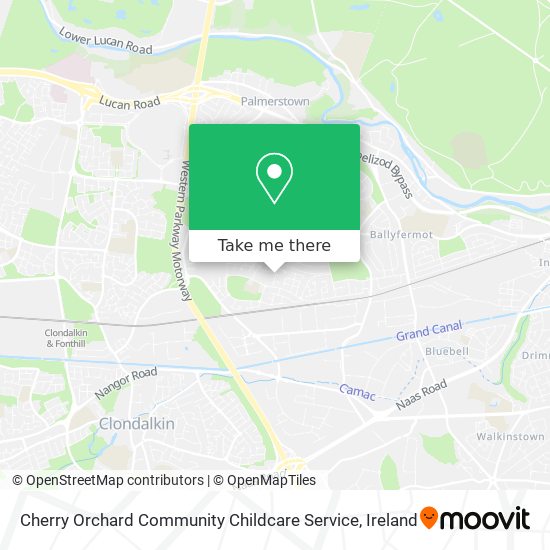 Cherry Orchard Community Childcare Service map