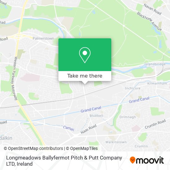 Longmeadows Ballyfermot Pitch & Putt Company LTD map