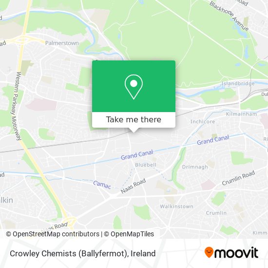 Crowley Chemists (Ballyfermot) map