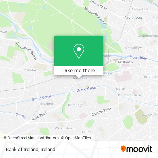 Bank of Ireland map