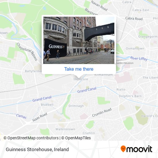 Guinness Storehouse map