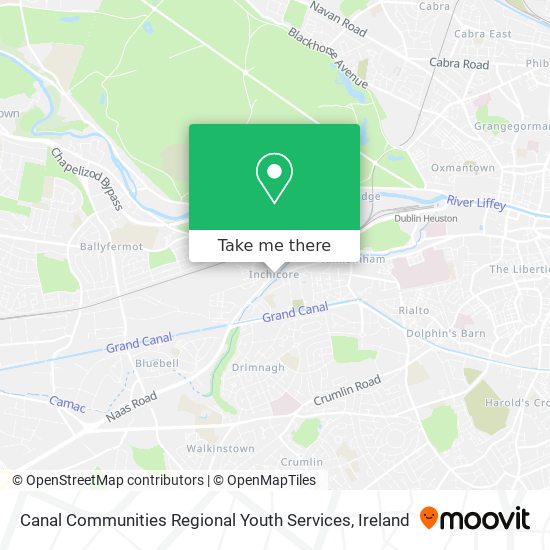 Canal Communities Regional Youth Services map