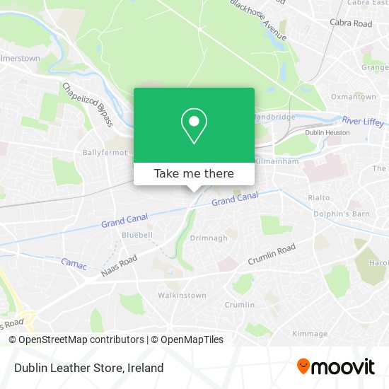 Dublin Leather Store map