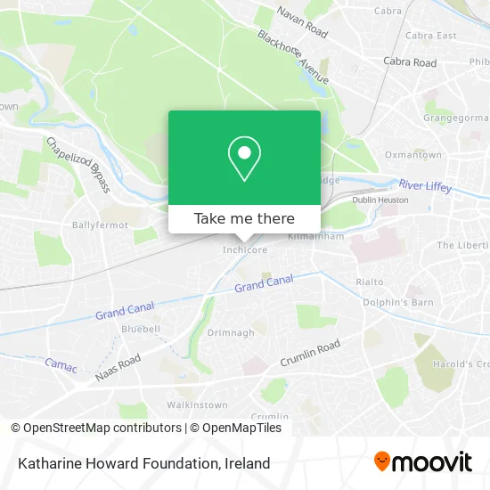 Katharine Howard Foundation map
