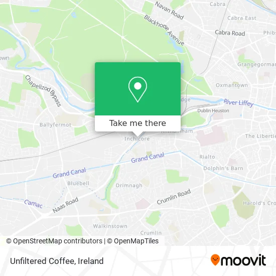 Unfiltered Coffee map