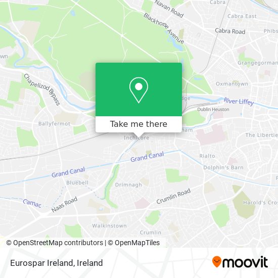 Eurospar Ireland map