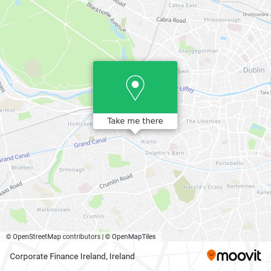 Corporate Finance Ireland map