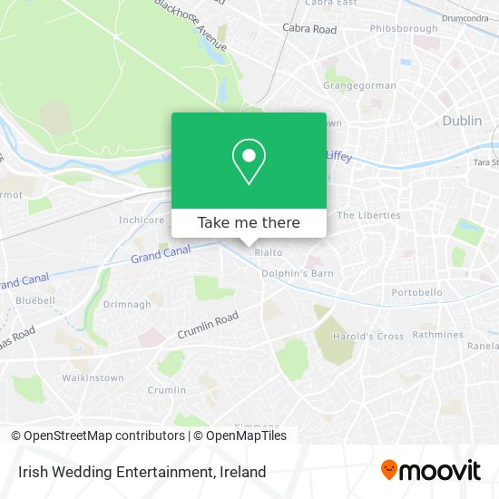 Irish Wedding Entertainment map
