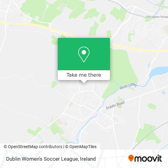 Dublin Women's Soccer League map