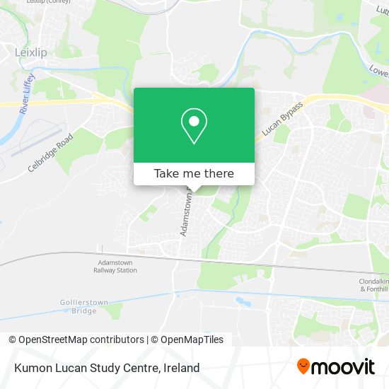 Kumon Lucan Study Centre map