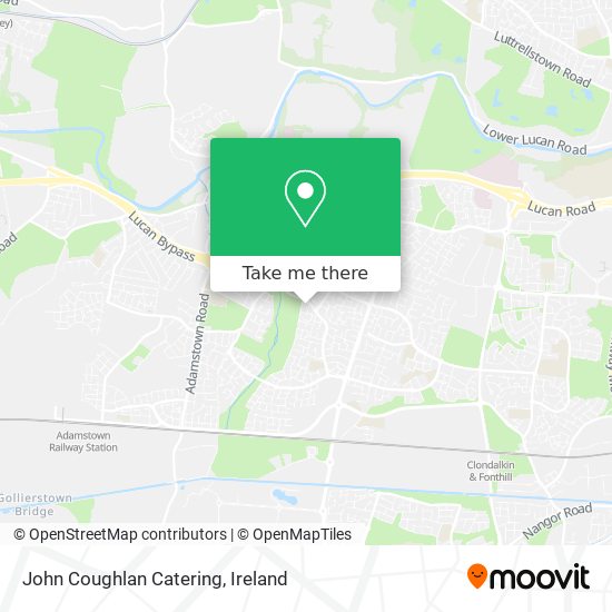 John Coughlan Catering map