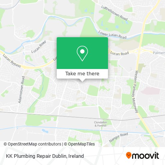 KK Plumbing Repair Dublin map