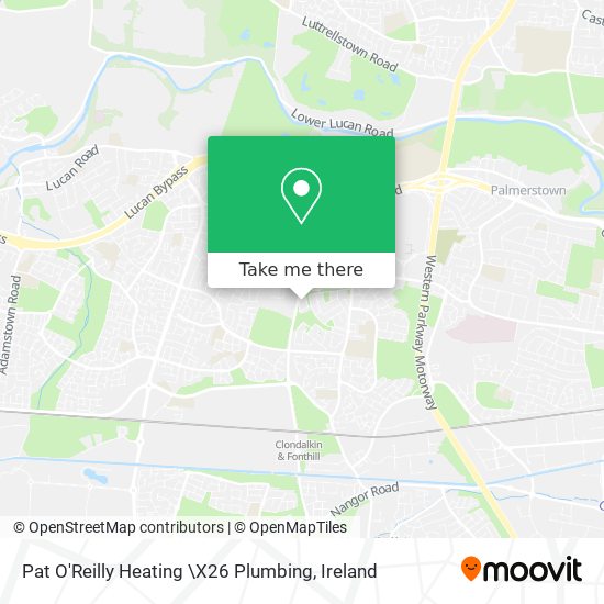 Pat O'Reilly Heating \X26 Plumbing map