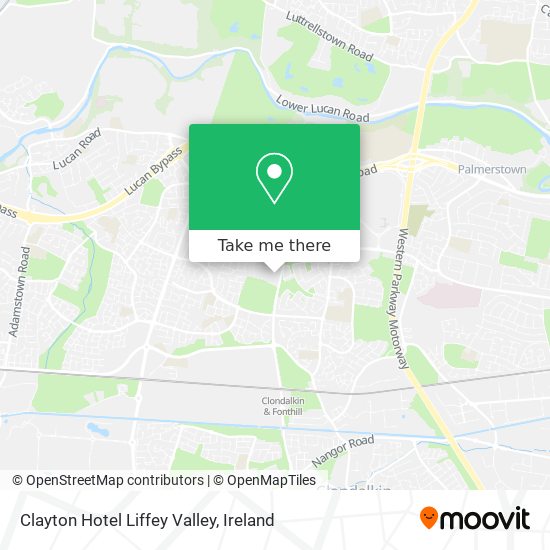 Clayton Hotel Liffey Valley map